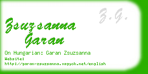 zsuzsanna garan business card
